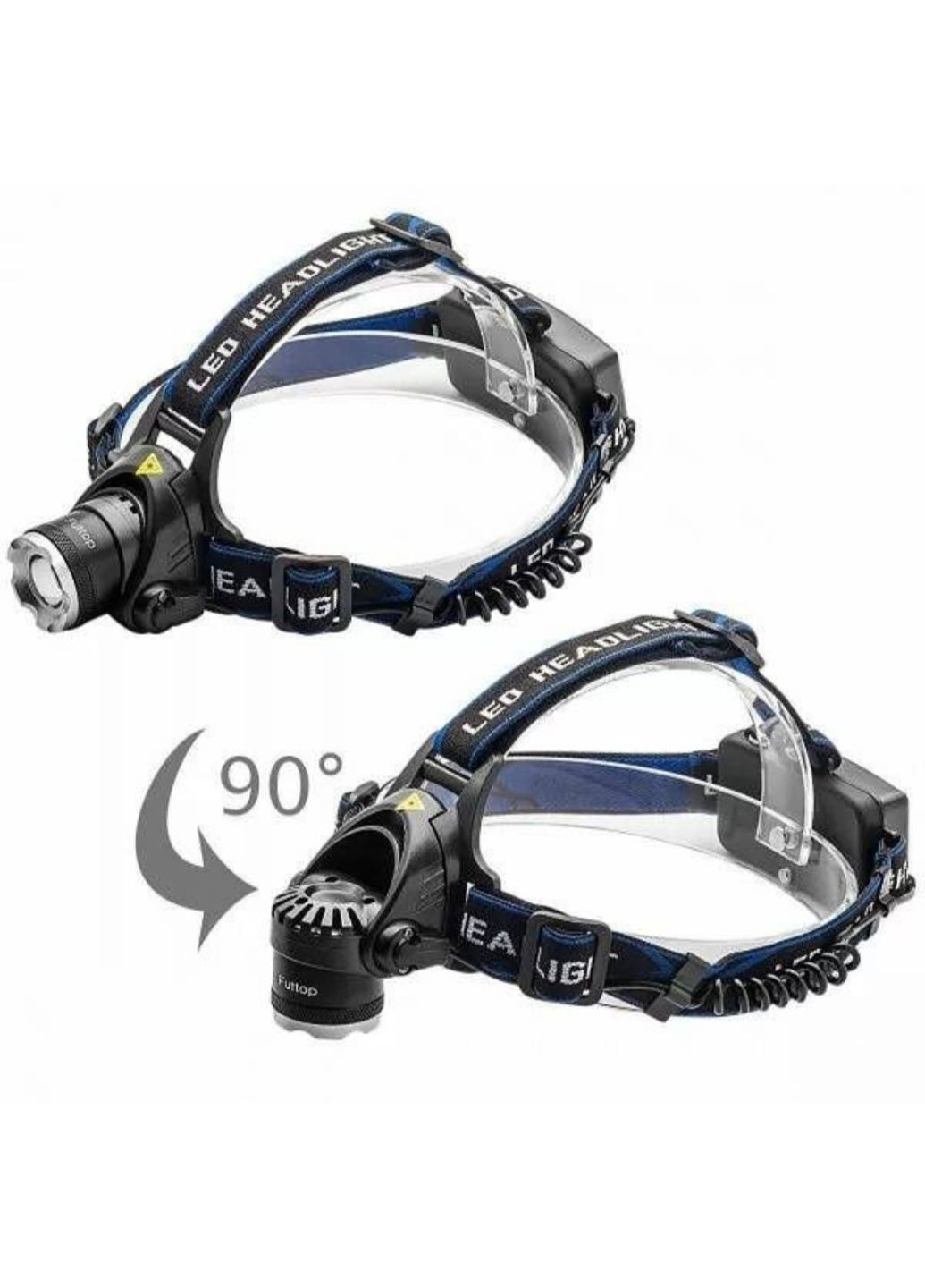 Налобный фонарик для рыбаков и охотников световой поток – 1000 люмен Bailong (365963606)