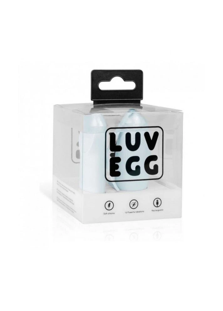 Вибро с пультом LUV EGG голубое EasyToys (297398312)
