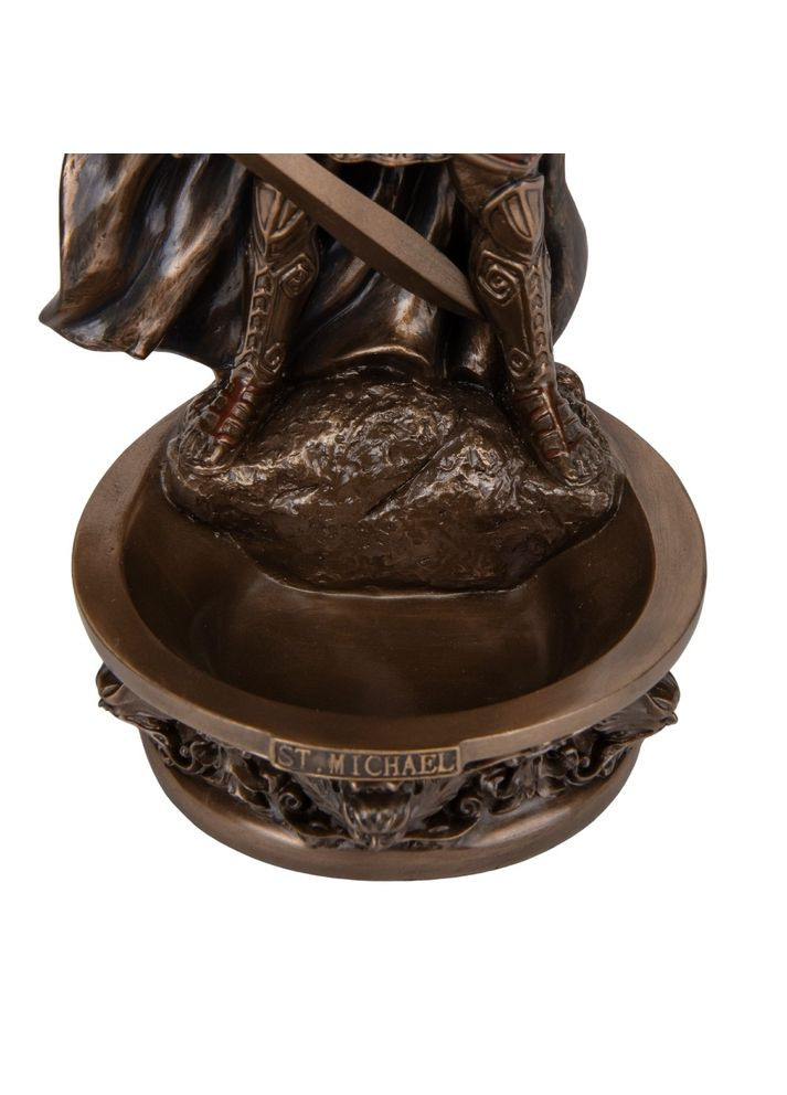 Статуэтка-панно на стену с чашей Архангел Михаил 26х16х4 см 78023 Veronese (302239285)