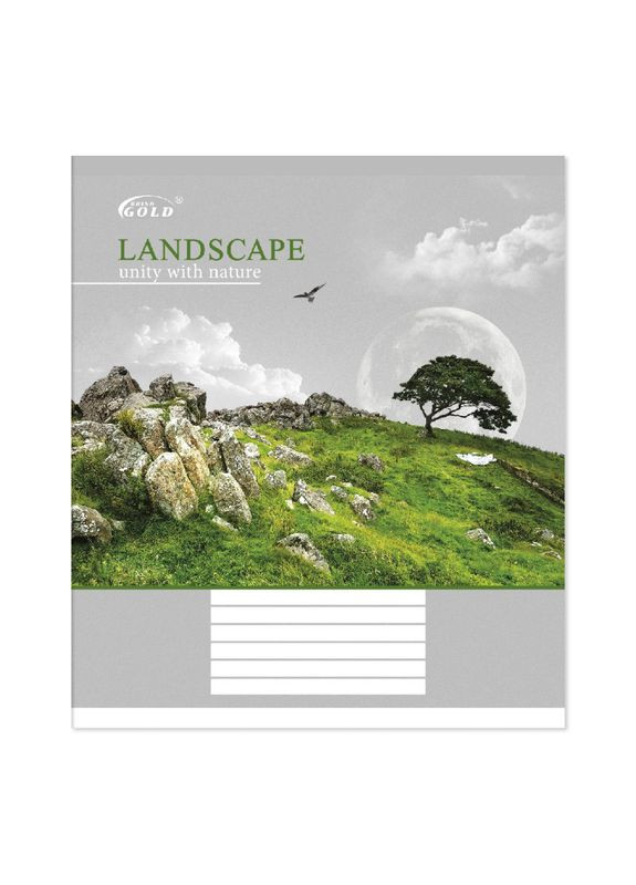 Тетрадь 18 листов клетка "Бриск"/ Нейтральный микс Бріск (342417310)