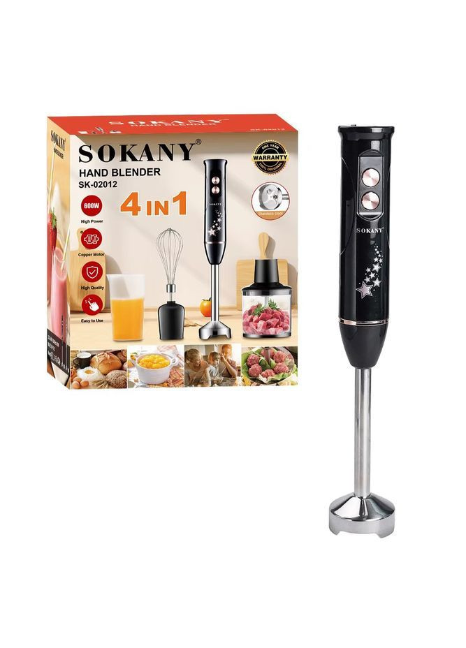 Погружной блендер 4 в 1 многофункциональный измельчитель 600 Вт (BM468) Sokany (372603063)