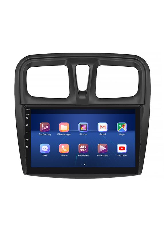 Штатная магнитола для Renault Logan II 2012-2018 экран 10" 2/32Gb/ Wi-Fi Optima GPS 18шт Lesko (336200707)