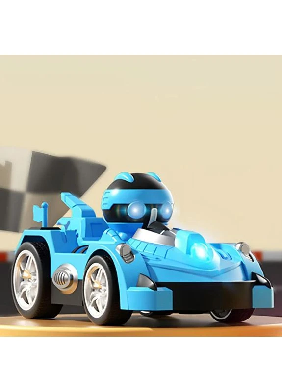 Машинка на радіоуправлінні Super Bumper Car з ефектом викиду водія ABS-пластик синя No Brand (402062791)