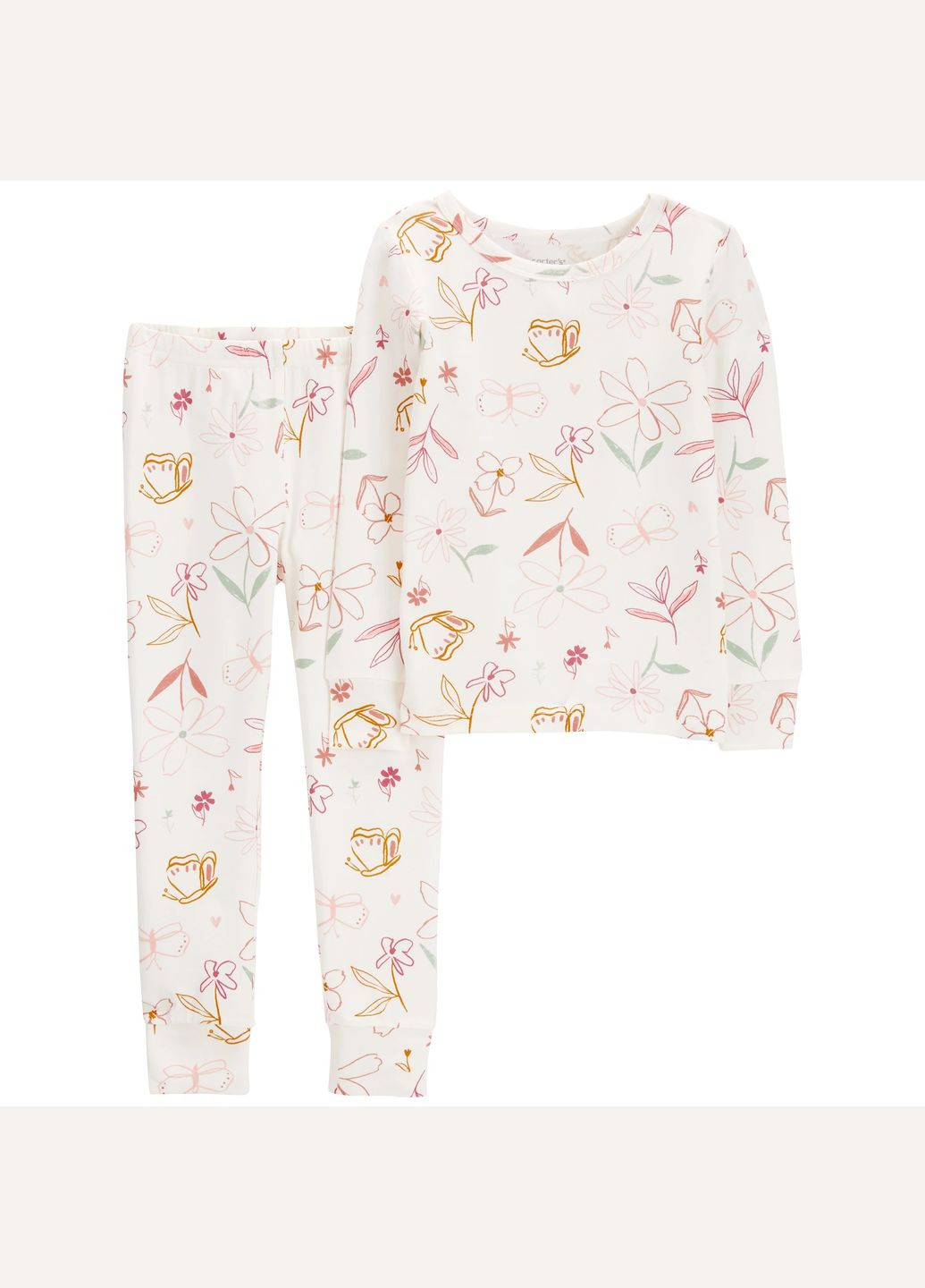 Комбінована піжама для дівчинки 88-93 см (2r694810_2t) Carter's