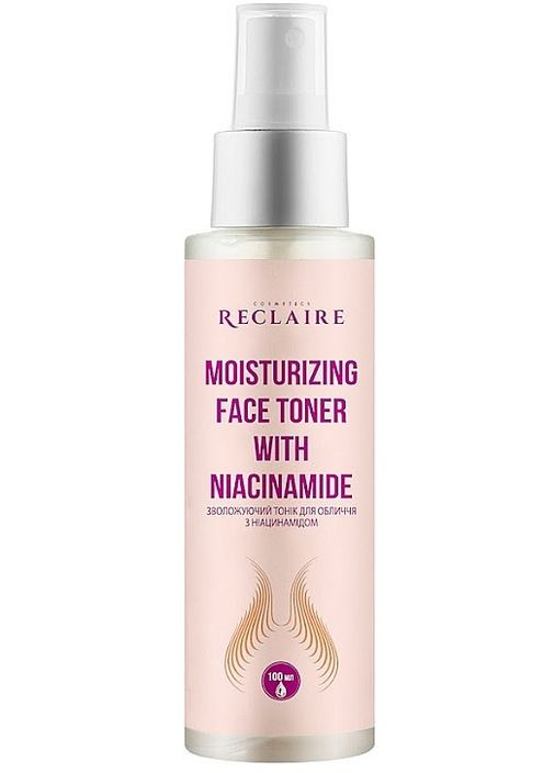 Увлажняющий тоник для лица с ниацинамидом Face Toner 100ml (1272250-139313) Reclaire cosmetics (368661025)