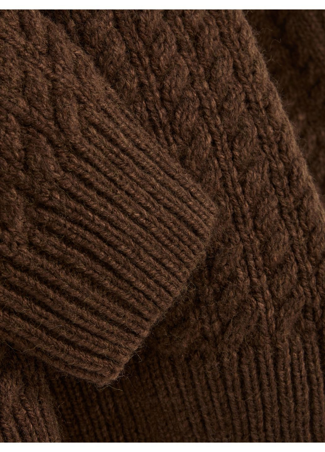 Коричневый джемпер зима,коричневый, Primark