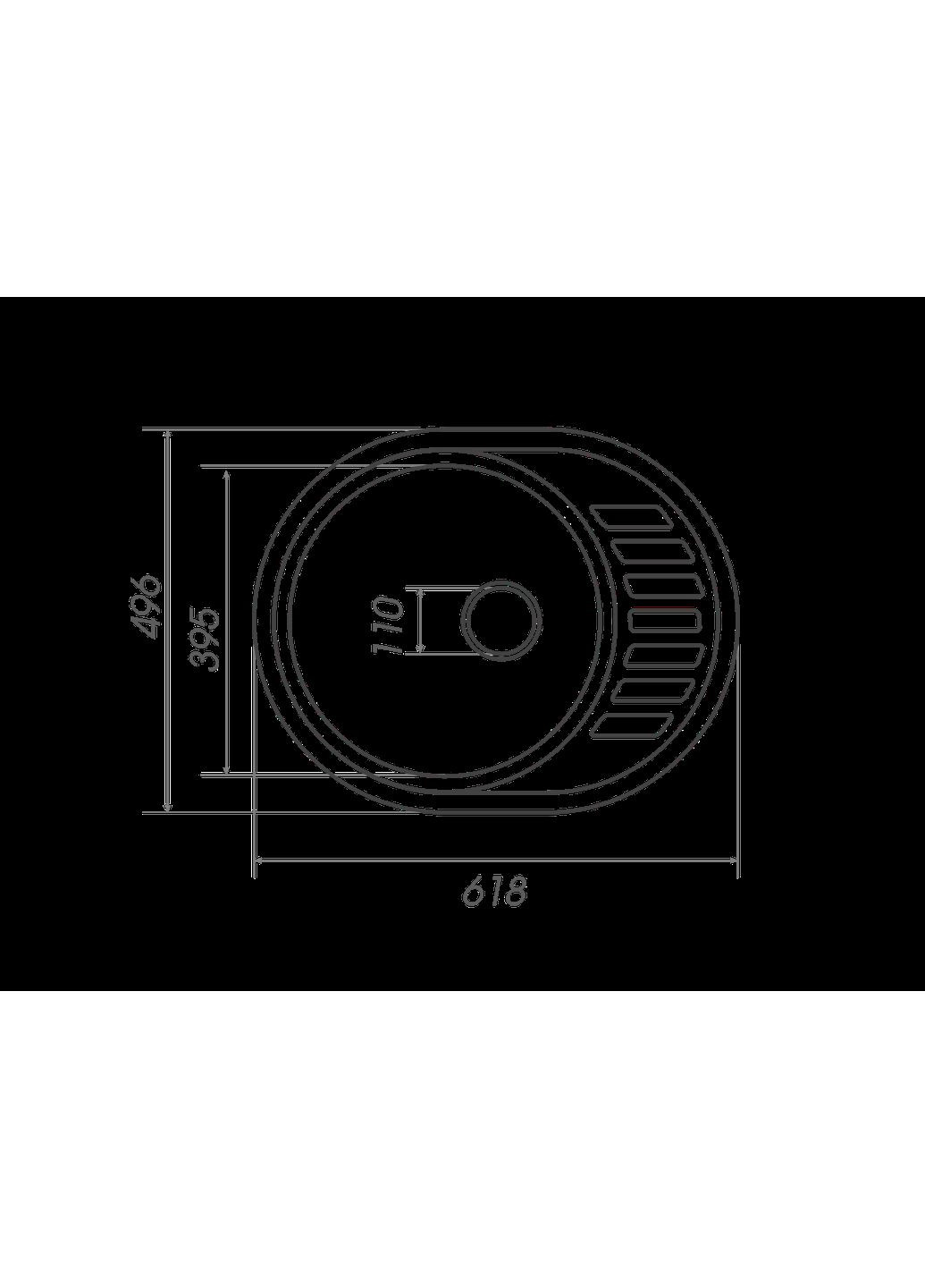 Гранитная мойка для кухни 6250 SOUL матовая Серый муссон Platinum (336937432)