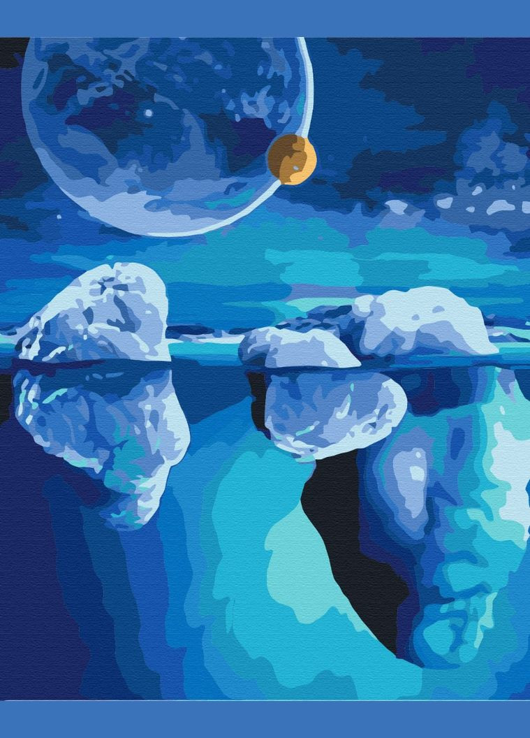 Картина по номерам "Космос ледников" 40х50 см Brushme (364840379)