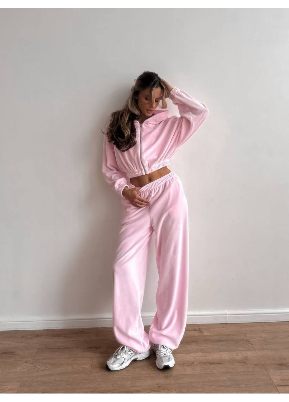 Женский велюровый костюм No Brand (361022092)