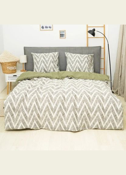 Комплект постільної білизни двоспальний ранфорс 24349 100% бавовна Viluta (334303271)