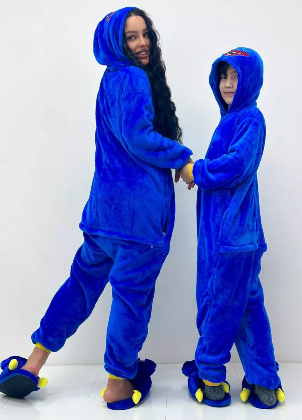 Кігурумі жіноче Хаггі Ваггі на блискавці з капюшоном і кишенями (1093) My Kigu (358887736)