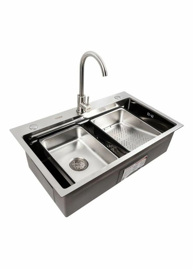 Кухонная мойка нержавеющая мойка (Work station) Handmede СМ 75*46B Valeso 066430 (334691729)