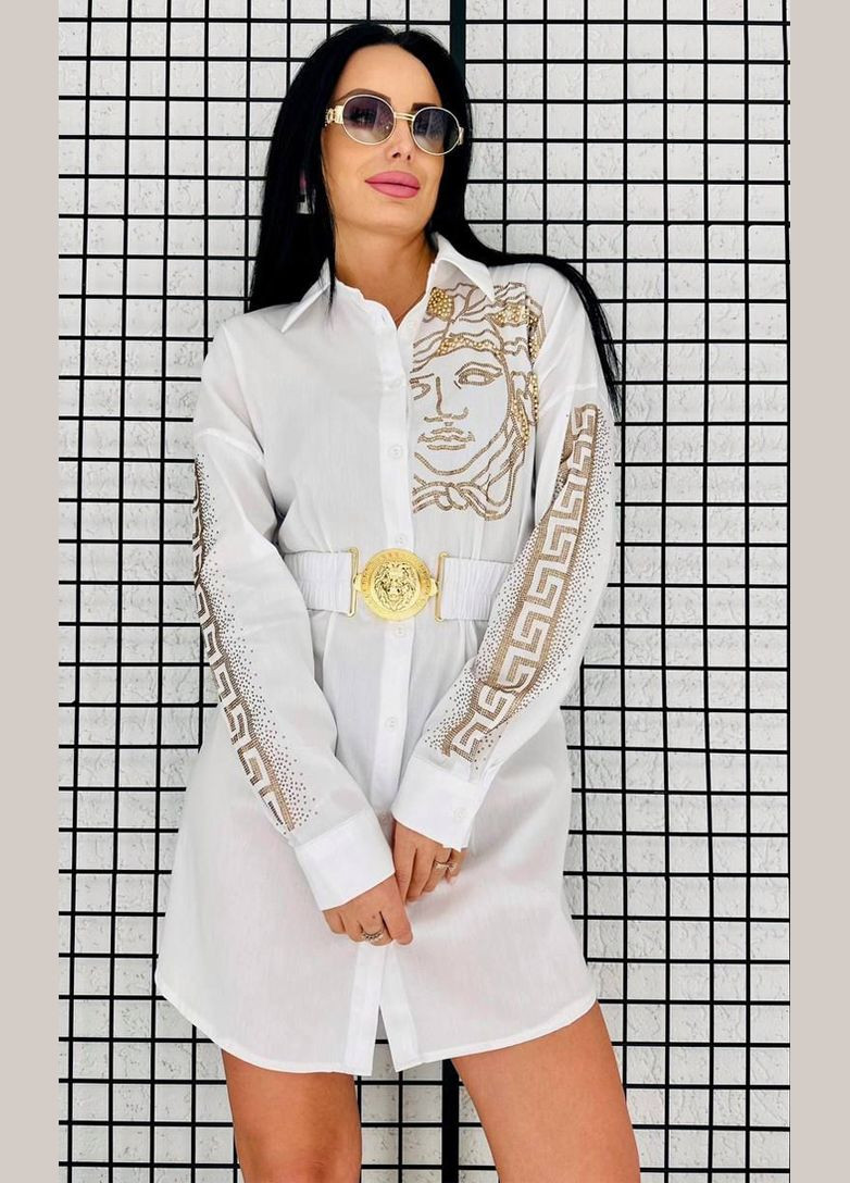 Белая праздничный, коктейльный, классическая, пляжный, карнавальный, откровенный, повседневный, кэжуал, джинсовая, вечерний рубашка Fashion с длинным рукавом