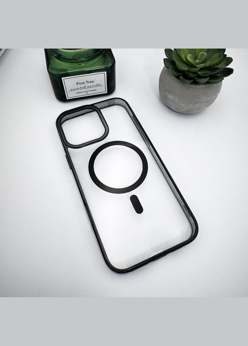 Чохол Acrilyc Colorful з MagSafe для iPhone 16 Pro Black No Brand (336146450)