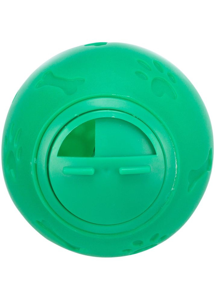 Игрушка для собак шар для лакомств пластик, зеленый, 7 см Trixie (330747149)