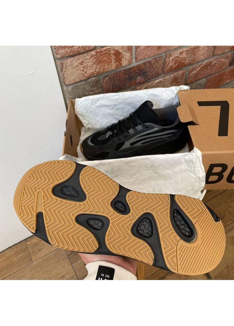 Сірі Осінні кросівки чоловічі adidas yeezy boost 700 v2 no logo grey адідас ізі буст No Brand