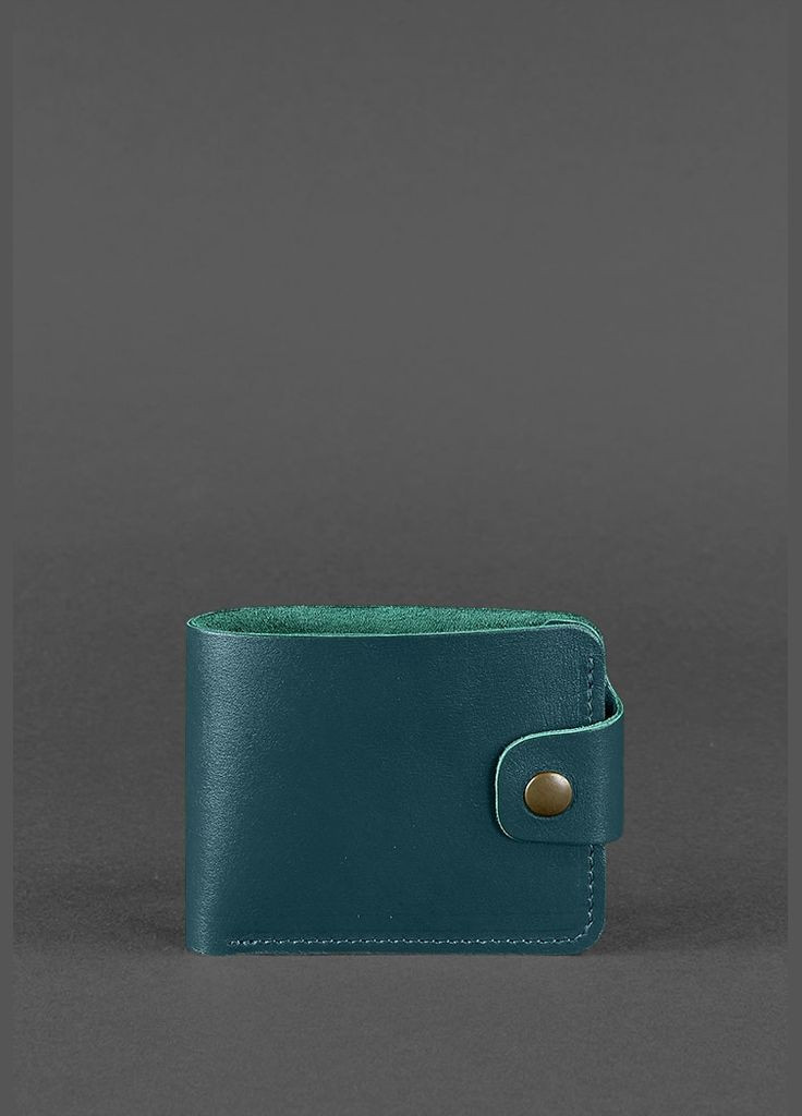 Кожаный портмоне 4.3 зеленый (A-026582) BlankNote (328444537)