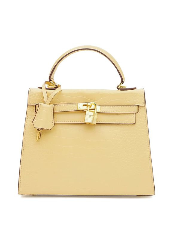 Жіноча шкіряна сумка K1EZE3167ye-yellow Borsa Leather (338188869)