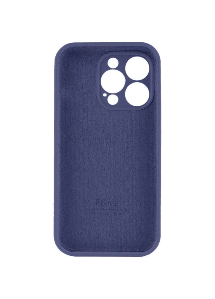Чехол Silicone Case Camera Protect для Apple iPhone 16 Pro Max Dark Blue AA [117098] No Brand (400884591)