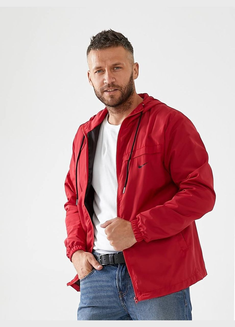 Червона демісезонна вітровка FINO Mode