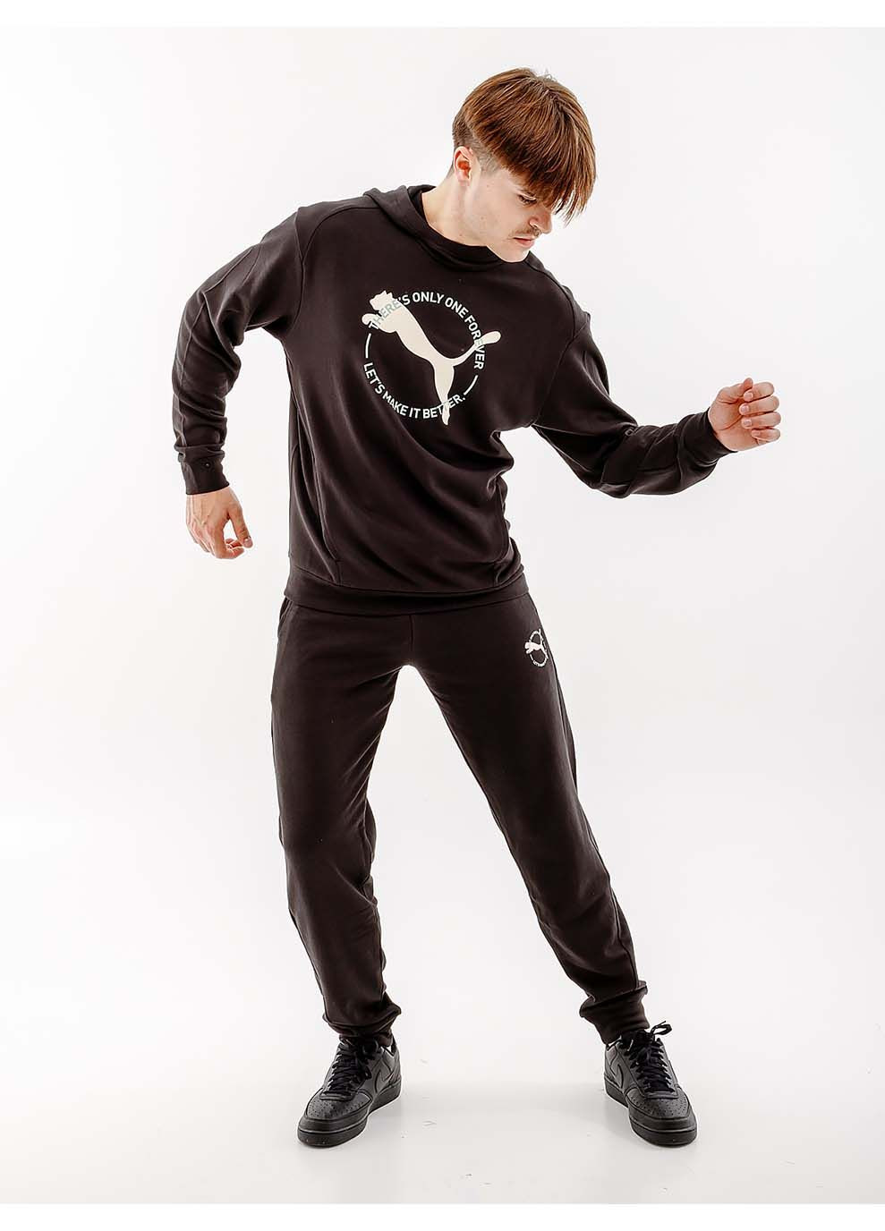 Мужское Худи BETTER SPORTSWEAR Hoodie Черный Puma (282617007)