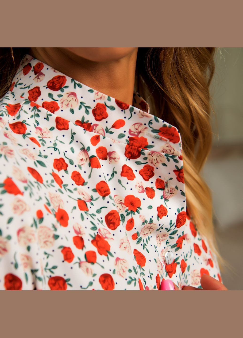 Молочное летнее длинное платье 770со молочное. No Brand с цветочным принтом