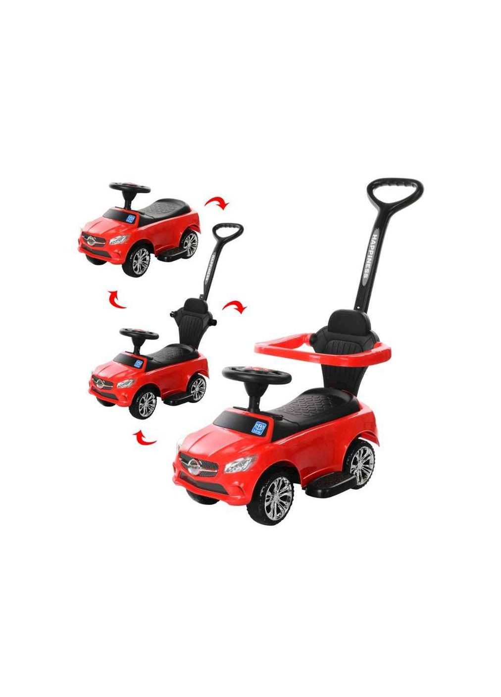 Каталка-толокарь 2в1 родителей.ручка M 3503C-3 Metr (362351708)