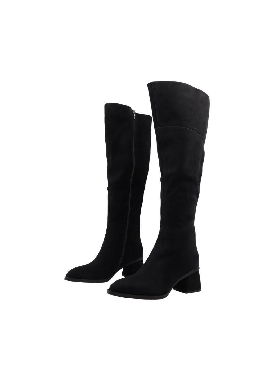 Ботфорти жіночі чорні натуральна замша FARINNI 1030-26ZSB (370381919)