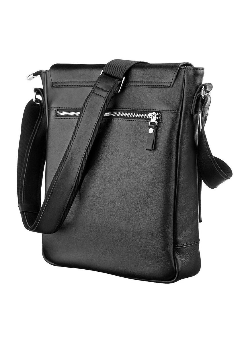 Сумка 11079 кожаная Черная Shvigel (329148809)