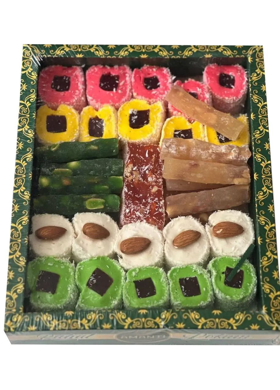 Рахат-лукум 1 кг, турецький рахат лукум асорті, Рахат лукум Amanti (329872682)