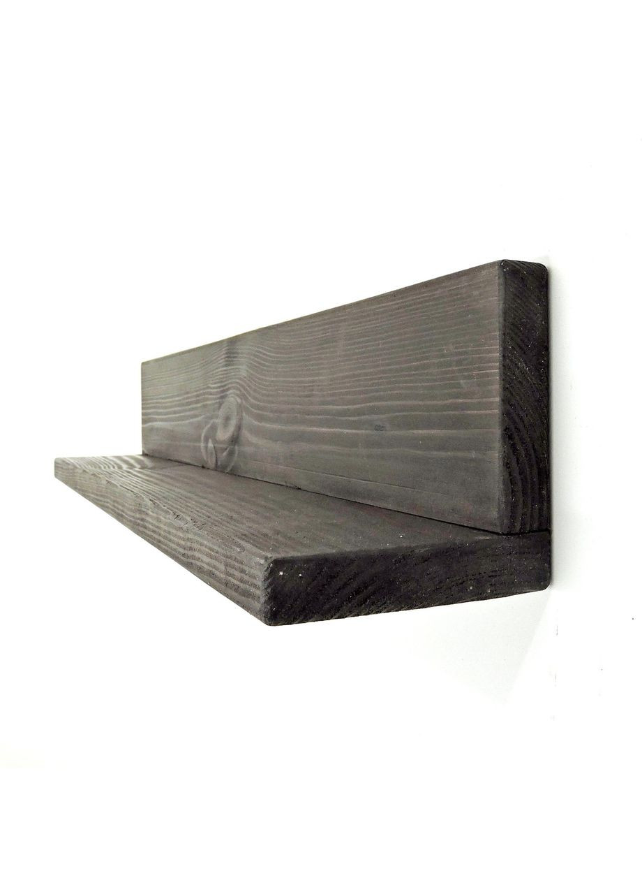 Настенная полка из дерева Палас 60 венге (НСП-608012) No Brand (328081096)