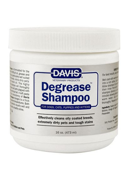 Шампунь Degrease Shampoo обезжиривающий для собак и кошек 473 мл (87717900342) Davis (364750555)