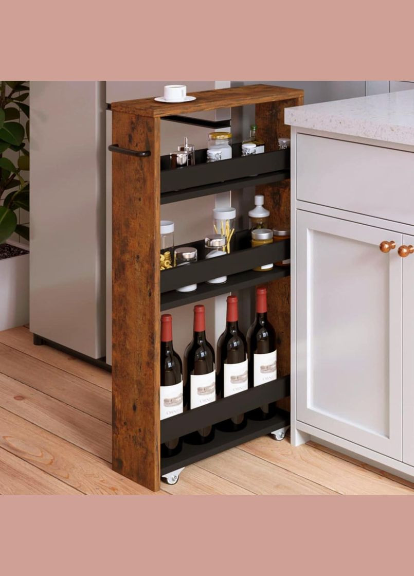 Висувний стелаж з дерева Параліні латте-венге (ВПХ-00031612) No Brand (327865301)