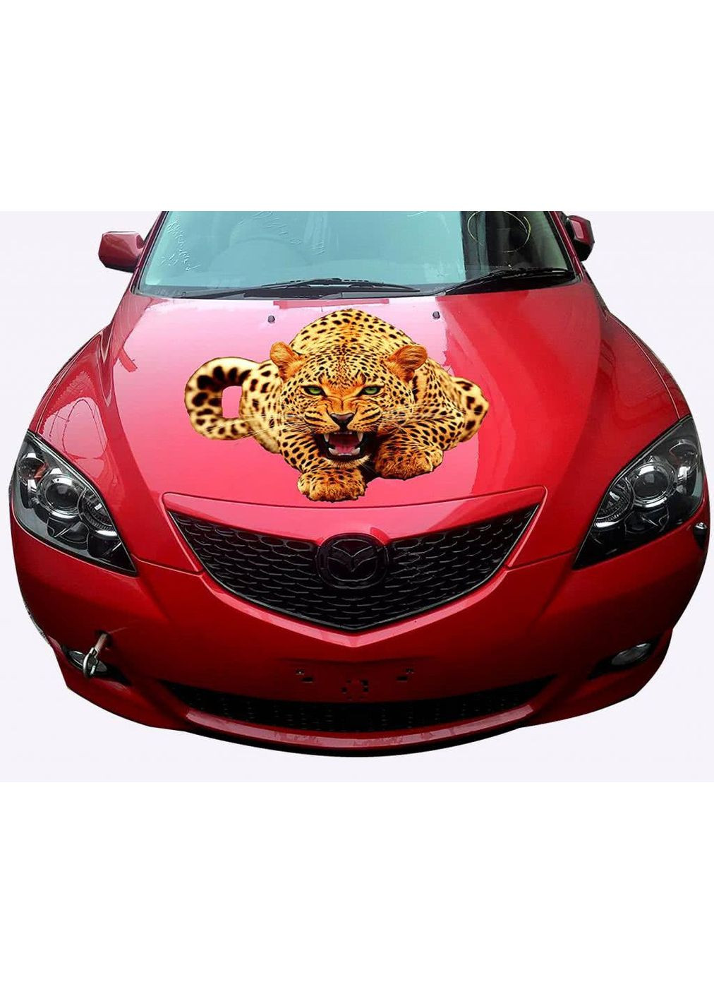 3д наклейка на капот 3D TUNING STUDIO Леопард Gold 790х860х0.080мм No Brand (362498051)