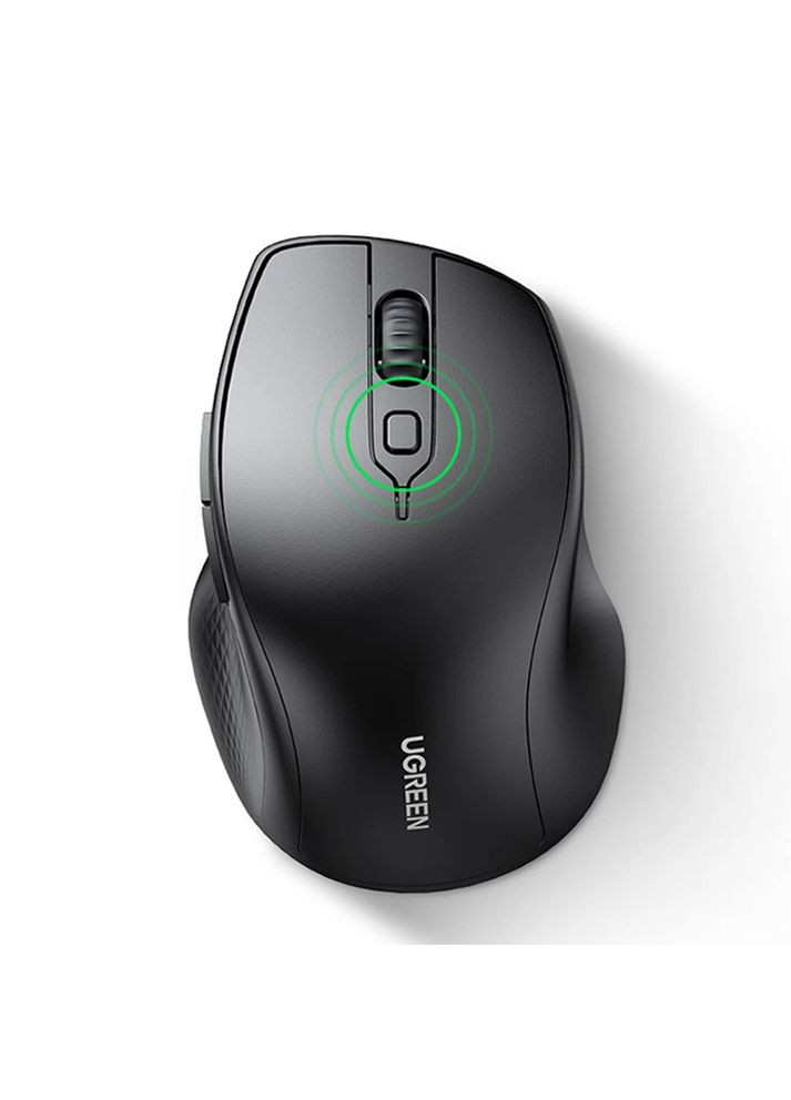 Бездротова мишка MU101 Ergonomic Contouчервоний-Shape Design чорний (90395) Ugreen (371632341)