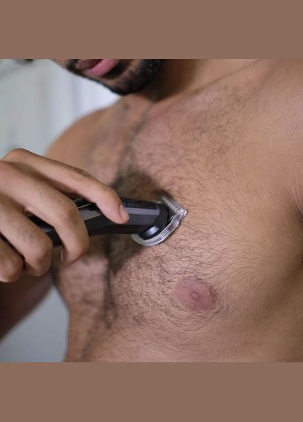 Набор для стрижки волос, 10 в 1, 10 насадок, серый BaByliss (314833337)