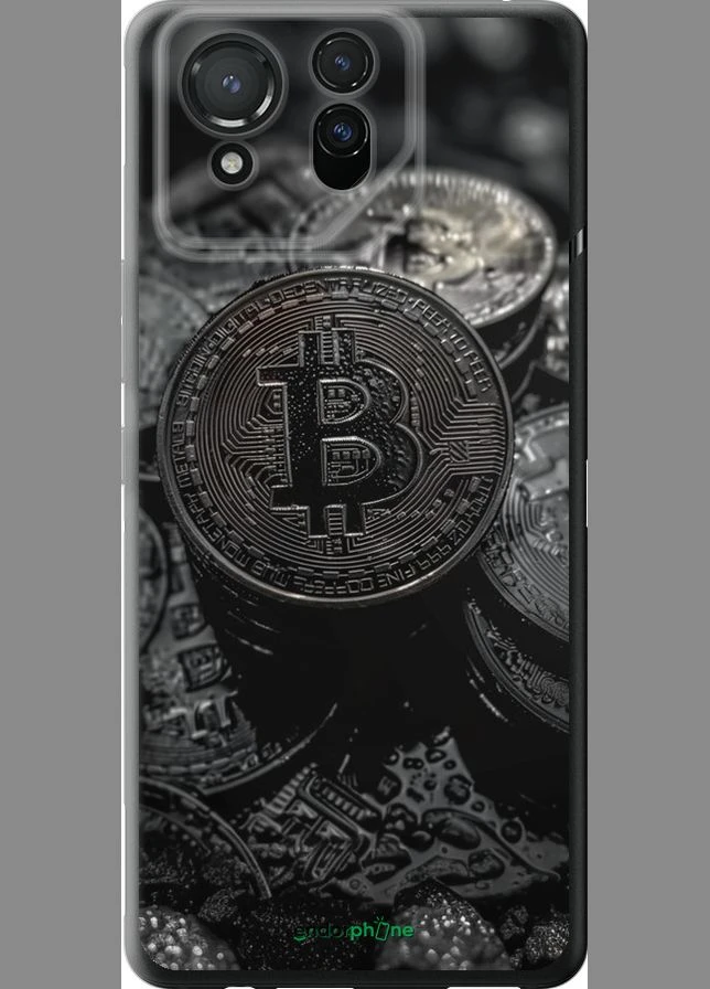 Чехол на Asus ROG Phone 8 Black Bitcoin "6090u-3696-70447" Endorphone (329908403)