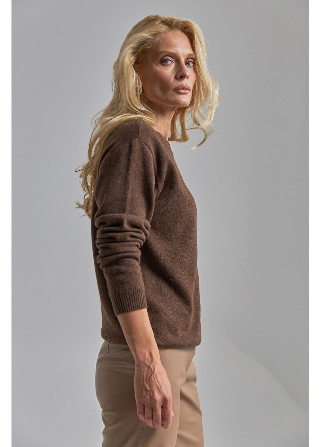 Джемпер из шерстяной пряжи премиум 2899 Triko Bakh (368829982)