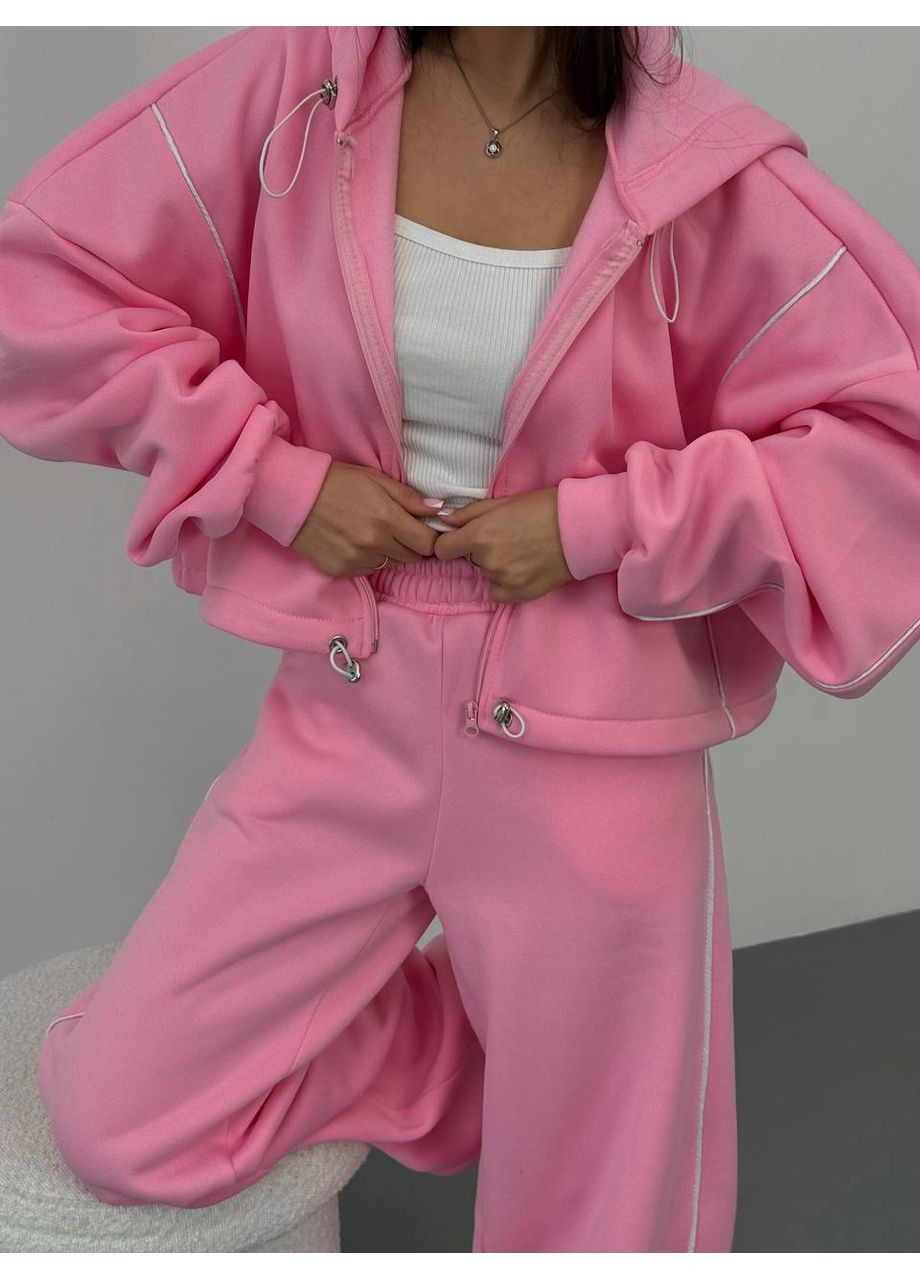 Жіночий спортивний костюм на флісі No Brand (371141300)