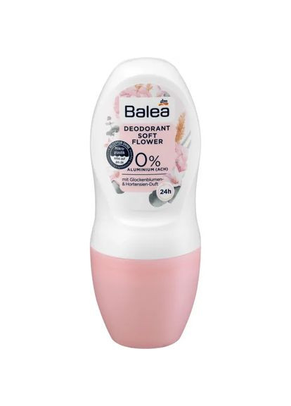 Роликовий дезодорант М'яка квітка, 50 мл. (Німеччина) Deo Roll-on Soft Flower, 50 ml Balea (360639022)