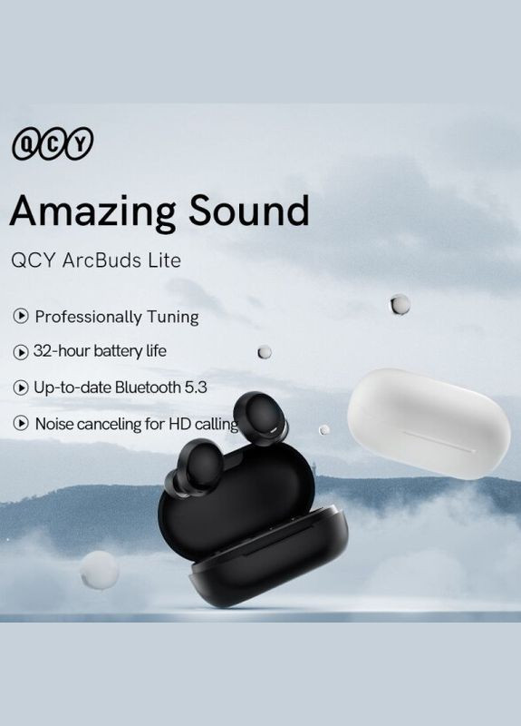 Наушники Arc Buds Lite T27 Черные QCY (280877816)