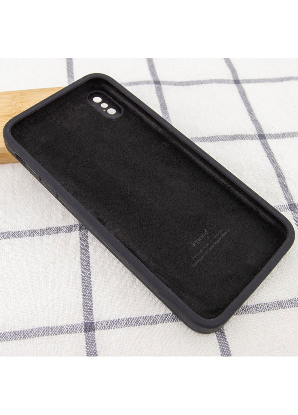 Silicone Case Square Full Camera Protective (AA) NOLOGO для Apple iPhone X / XS (5.8") Epik (299446866)