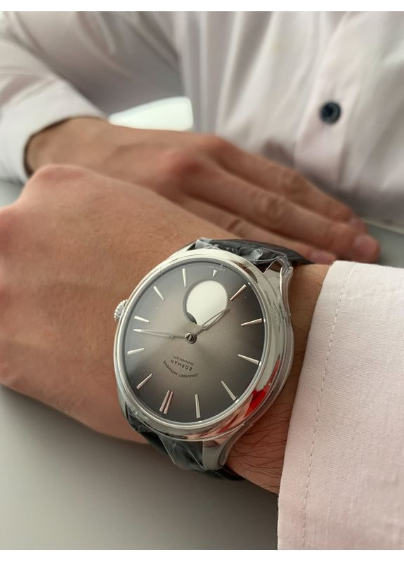 Наручний годинник чоловічий Aristocrate Сріблястий (2732) Borman (364274265)