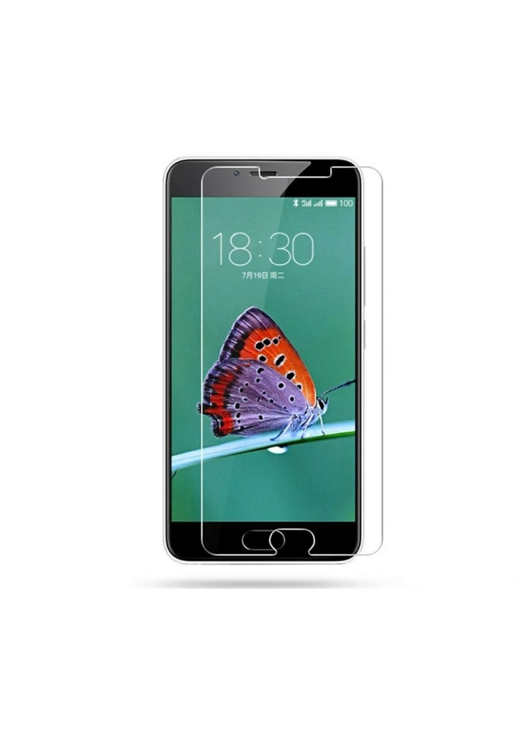 Закаленное защитное стекло на M5 Note Прозрачное Meizu (335257203)