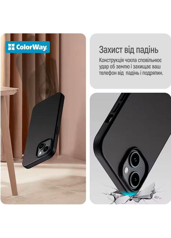 Чехол TPU matt для Samsung Galaxy S25 FE Black (CW-CTMSG731-BK) Colorway (361854115)