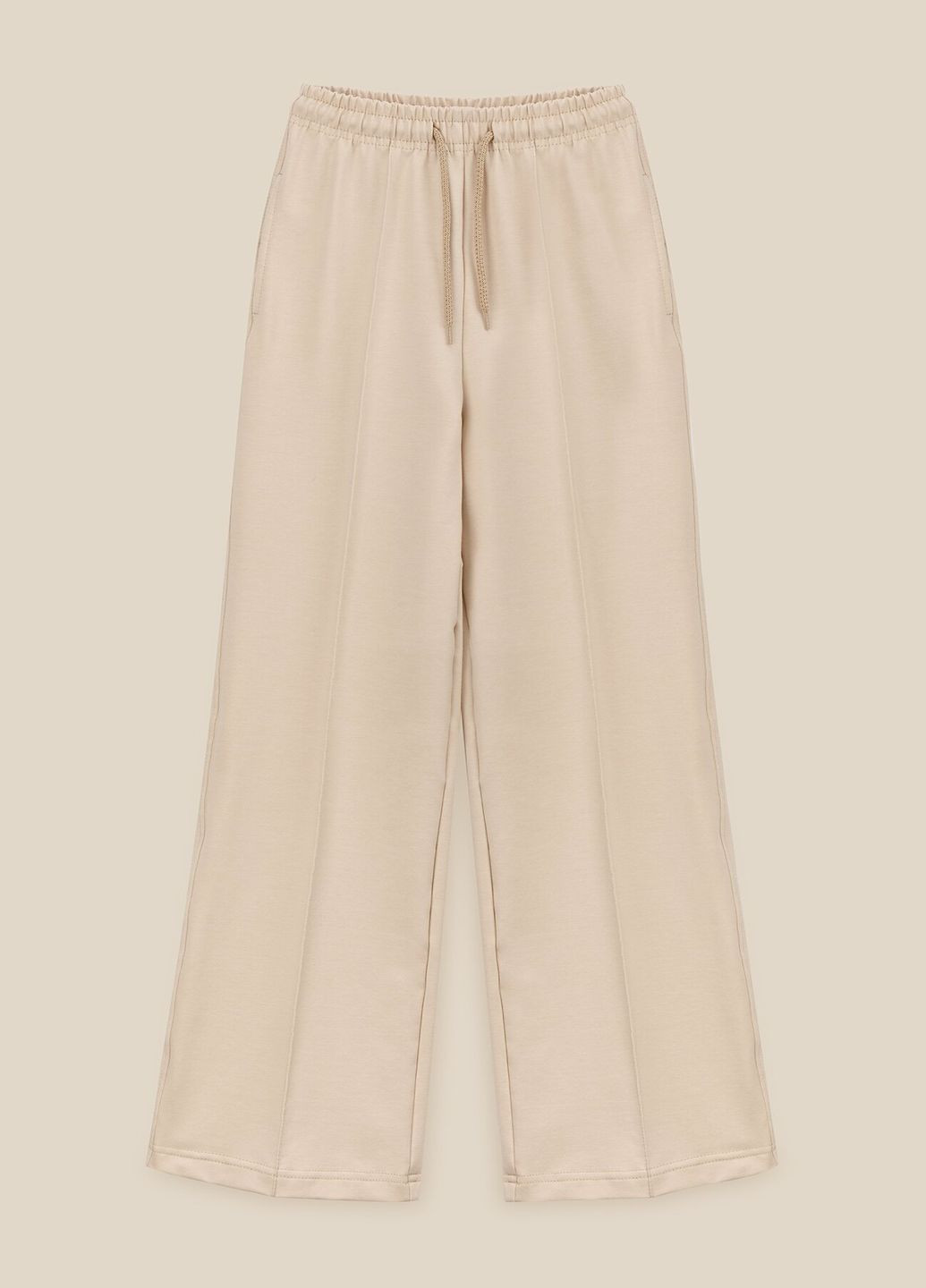 Светло-бежевые спортивные демисезонные брюки LAWA