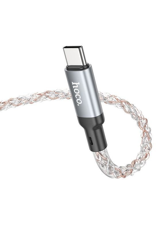 Зарядный кабель USB Type-C для телефона / Провод шнур тайп си для быстрой зарядки и передачи данных 1м Hoco (360637964)