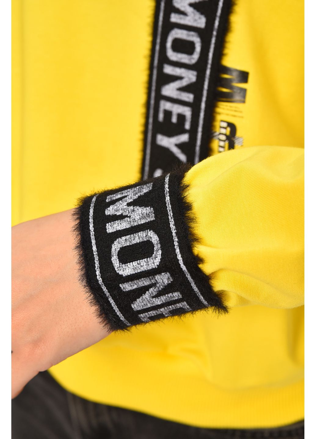 Кофта підліткова для дівчинки жовтого кольору Let's Shop (365589424)