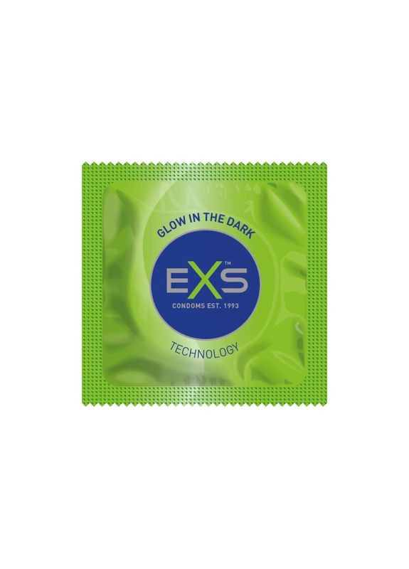 Презервативи Glow 6 штук світяться у темряві фосфорні флуоресцентні EXS (303878308)