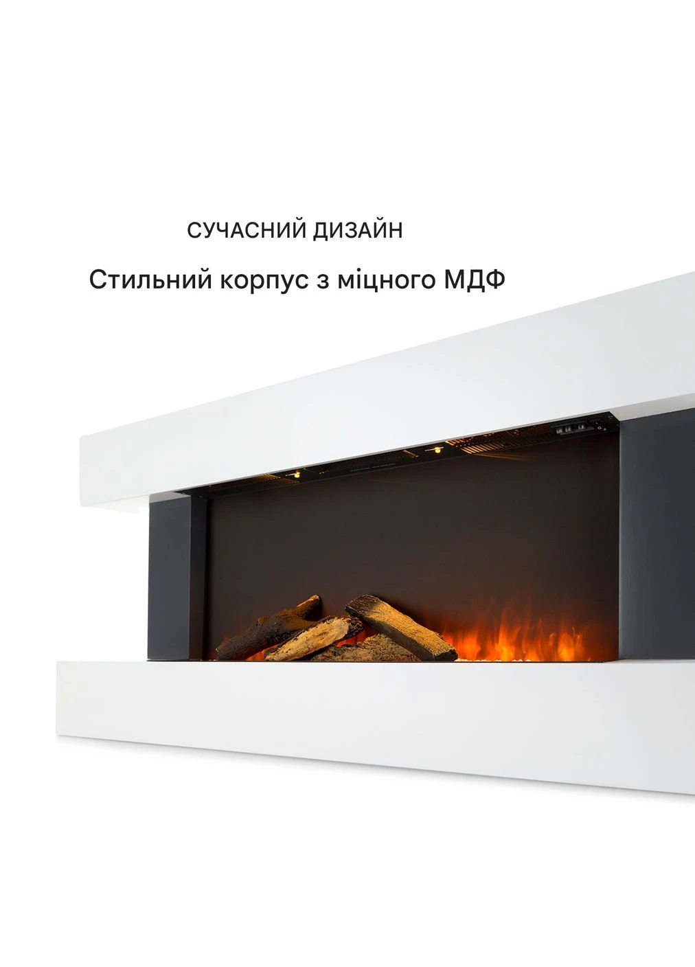 Електрокамін 2000 Вт (10032725) Klarstein Studio Light & Fire 1 (400072445)